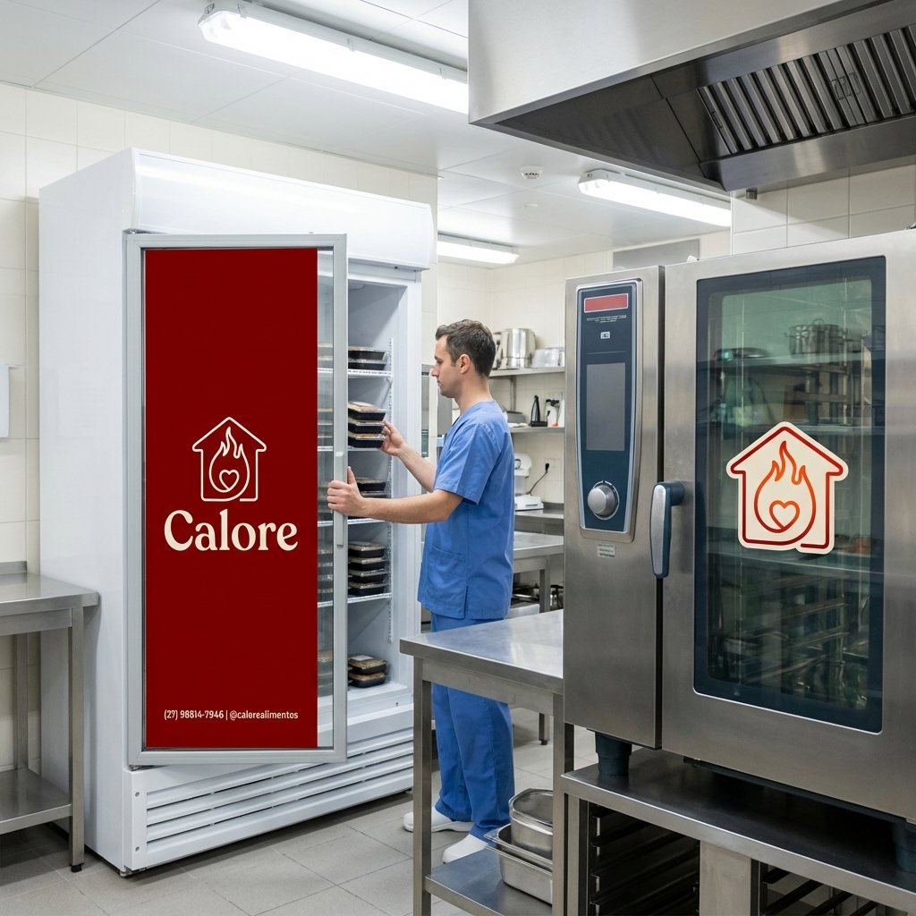 Freezer e forno combinado Calore em comodato